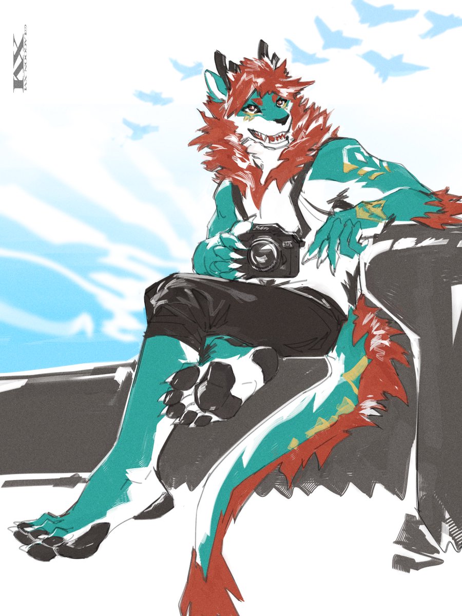 天气真好！
🎨：<a href="/LAGOON_XVI/">LAGOON</a> 
最棒的画师！圆梦了！