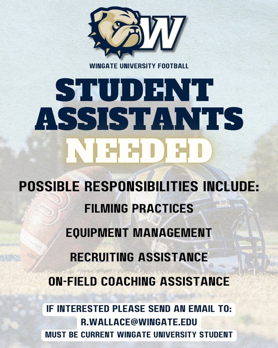 Wingate Bulldogs Football tweet media