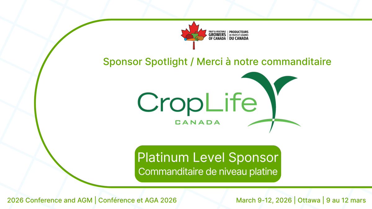 Fruit and Vegetable Growers of Canada (FVGC) tweet media