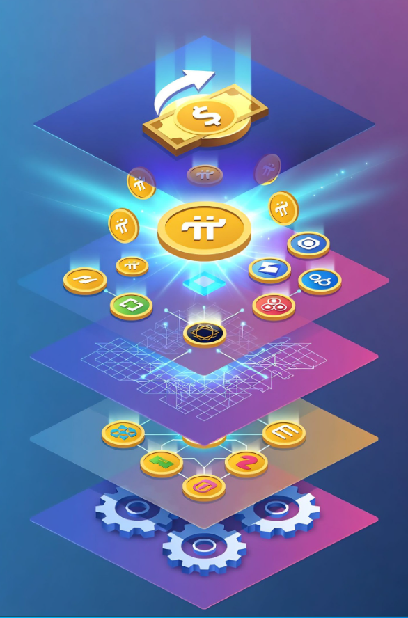 Crypotcoinpi's tweet photo. Protocol 20 and “child tokens” on the Mainnet: The transition from blockchain for money transfer to blockchain for the economy
+Protocol 20 is being deployed according to the community roadmap, and dApps running on the Pi Mainnet are officially issuing “child tokens” for the first time, following a common standard and within the technical framework of the network.

+This is an important signal; Pi is not stopping at the function of transferring Pi between wallets, but is moving closer to an “economic infrastructure” model, where each application can have its own utility asset but still rely on Pi as the underlying asset.

+In this model, Pi acts as the underlying asset, used for transaction fees, as a liquidity layer, and as the standard for value exchange within the ecosystem.

+Child tokens, conversely, are designed to serve narrower goals, such as trading rewards, game tokens, membership benefits, governance tokens, or user incentive mechanisms within each application.

+This approach is similar to Ethereum's ERC-20 philosophy, but differs in its "utility-first" ambition and its ability to adhere to KYC and KYB requirements, which Pi considers fundamental to combating spam, preventing Sybil, and increasing the trustworthiness of the application economy.

+However, issuing sub-tokens doesn't automatically guarantee success. Crypto history shows that if issuance standards are lax, the ecosystem is easily diluted by junk tokens, creating speculative bubbles and eroding trust.

+Therefore, the focus lies in design, transparent supply limits, fee mechanisms, issuance conditions, internal listing rules, and especially the requirement of "real utility" before a token becomes part of circulation.

+For the Pi community, Protocol 20 opens a new phase: Pi is the settlement layer, sub-tokens are the economic layer, and dApps are the production layer. When these three operate synchronously, the ecosystem has the opportunity to move beyond the price story and become a digital economy with real production and consumption.

+This is something the 26,000 other coins out there haven't achieved. And many media outlets haven't recognized it.