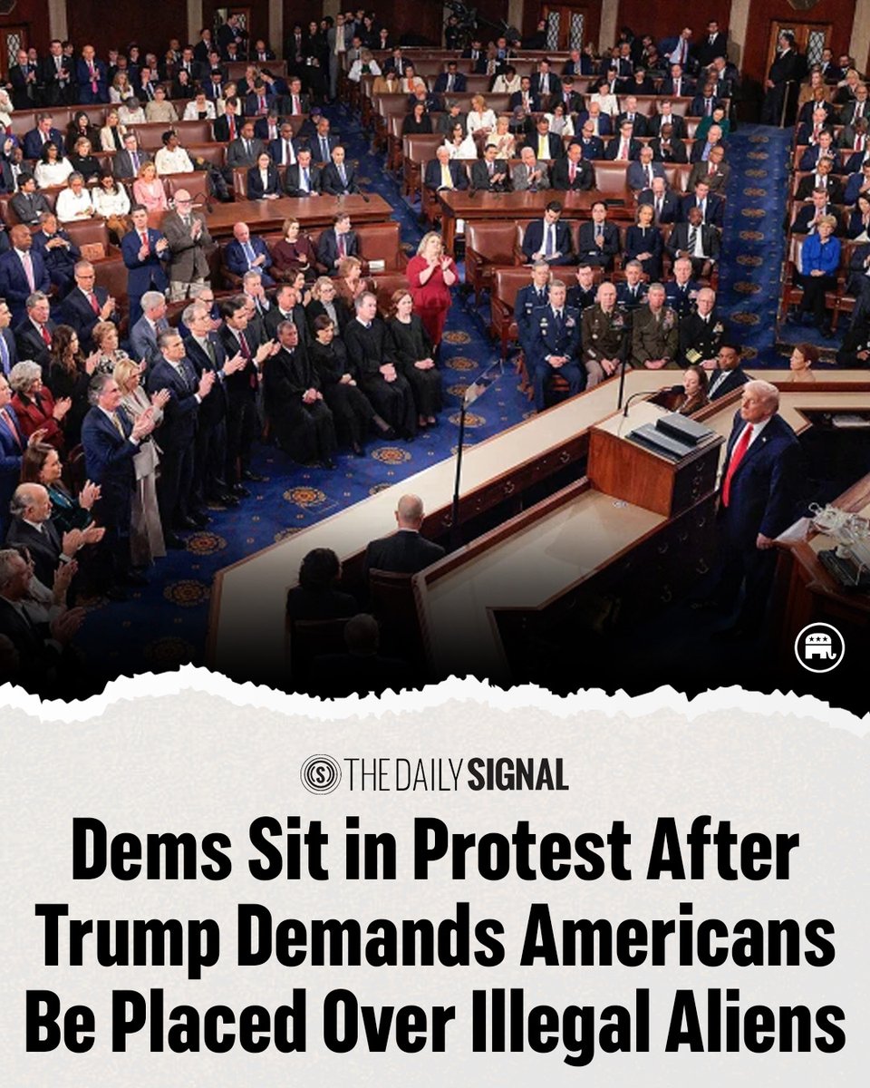 The party who works for Americans stood.

The party who works for illegals sat.

Remember who is working for you.