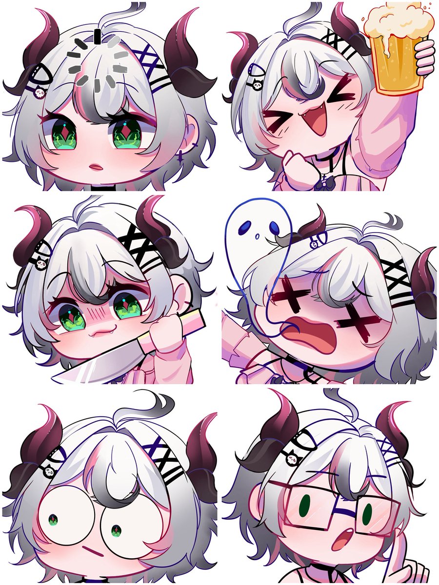 Holi!! 
Llegaron mas emotes al canal 🥳🥳

Muchisimas gracias a <a href="/shigatsu751/">Shigatsu10🇻🇪 (OPEN COMMISSIONS )</a> 
Los adore y espero que ustedes también y los podamos disfrutar en los streams 🫰🏻
