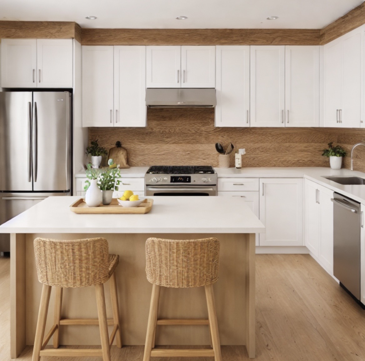 homedesignsai's tweet image. With homedesigns.ai, kitchens can be visualized in minutes. Upload the space and instantly preview different accent wall options before choosing materials. Check out these results 🤩

#KitchenUpgrade #HomeDesignAI #KitchenMakeover #BeforeAndAfter #InteriorInspo