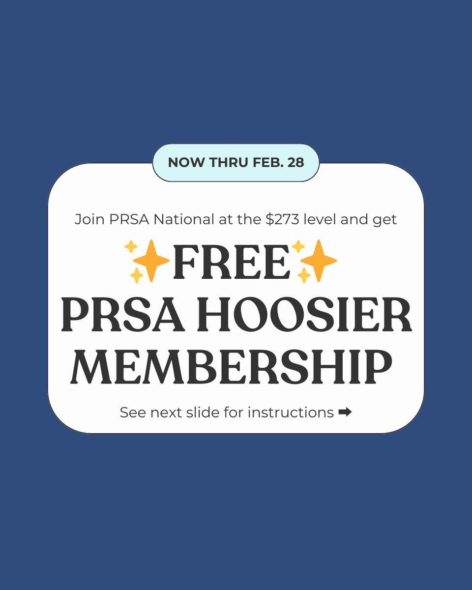 PRSA Hoosier Chapter tweet media