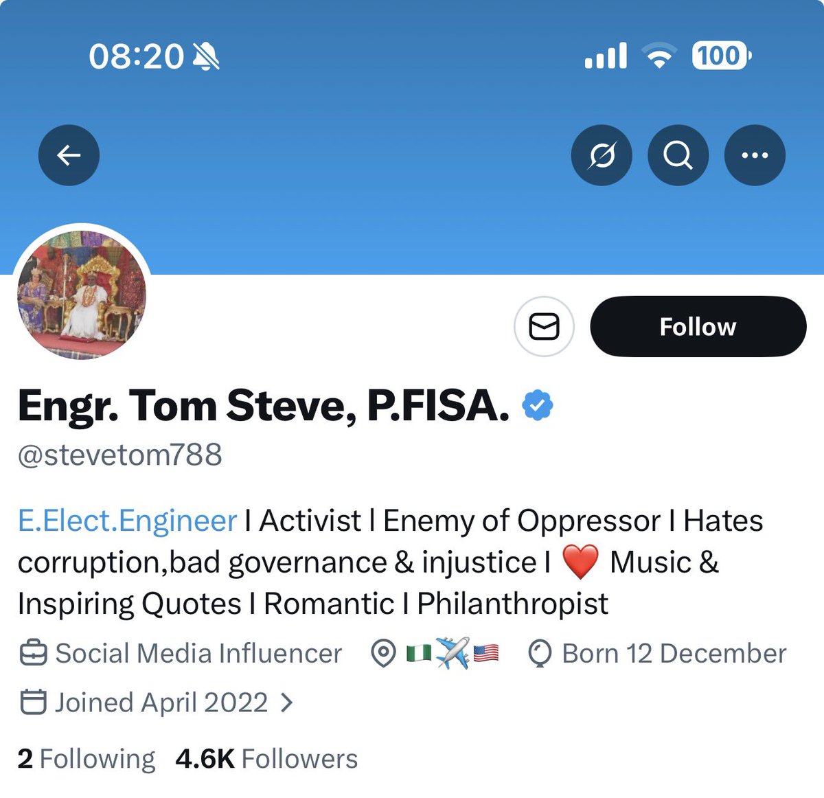 Dear <a href="/PoliceNG/">Nigeria Police Force</a> <a href="/OfficialDSSNG/">Department of State Services (DSS)</a> 

This animal in the attached picture is making an open public threat to assassinate Mr Peter Obi. He claims to know the people who tried to kill Peter Obi in Edo and he promises that he will ensure Peter Obi is killed in Rivers state.

I’m posting