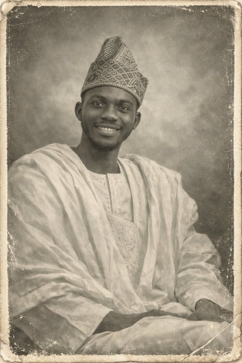 Using my face as reference.
AI turned me into a wealthy Yoruba man from the 1920s.
