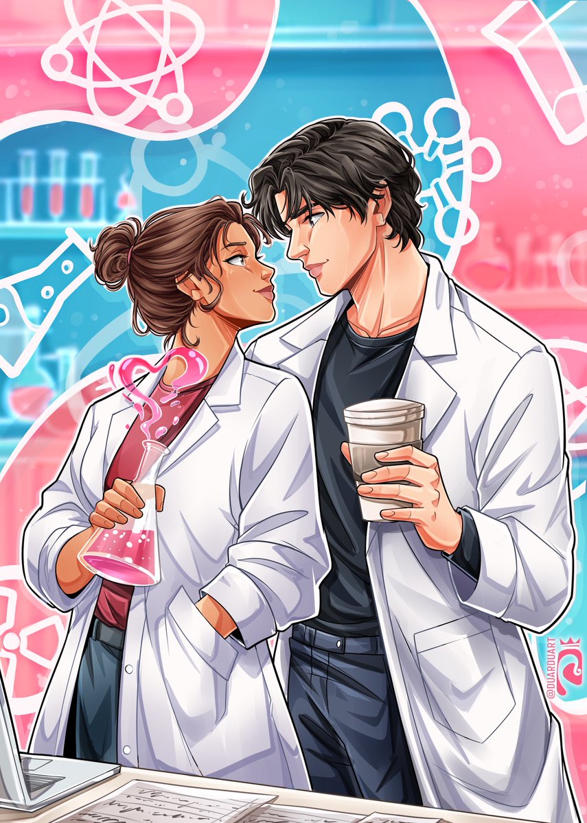 duarduart_'s tweet photo. Olive Smith &amp; Adam Carlsen 🧪🔬

📖: The Love Hypothesis by Ali Hazelwood. https://t.co/72MZYYKvl5