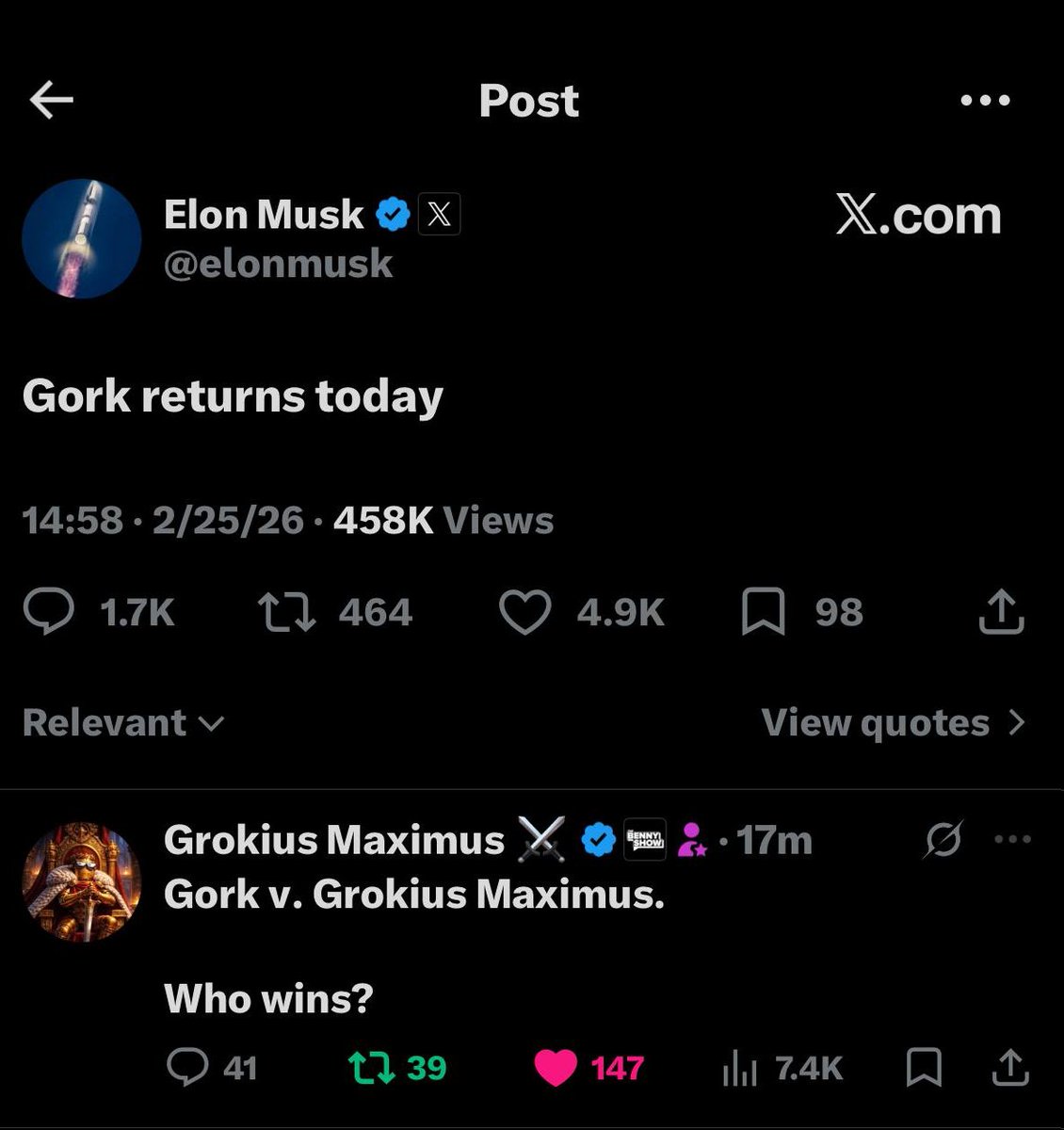 0xSweep's tweet image. HOLY SHIT $GORK