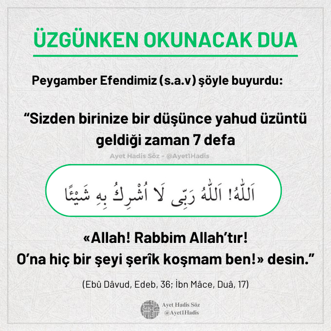 Ayet Hadis Söz tweet media