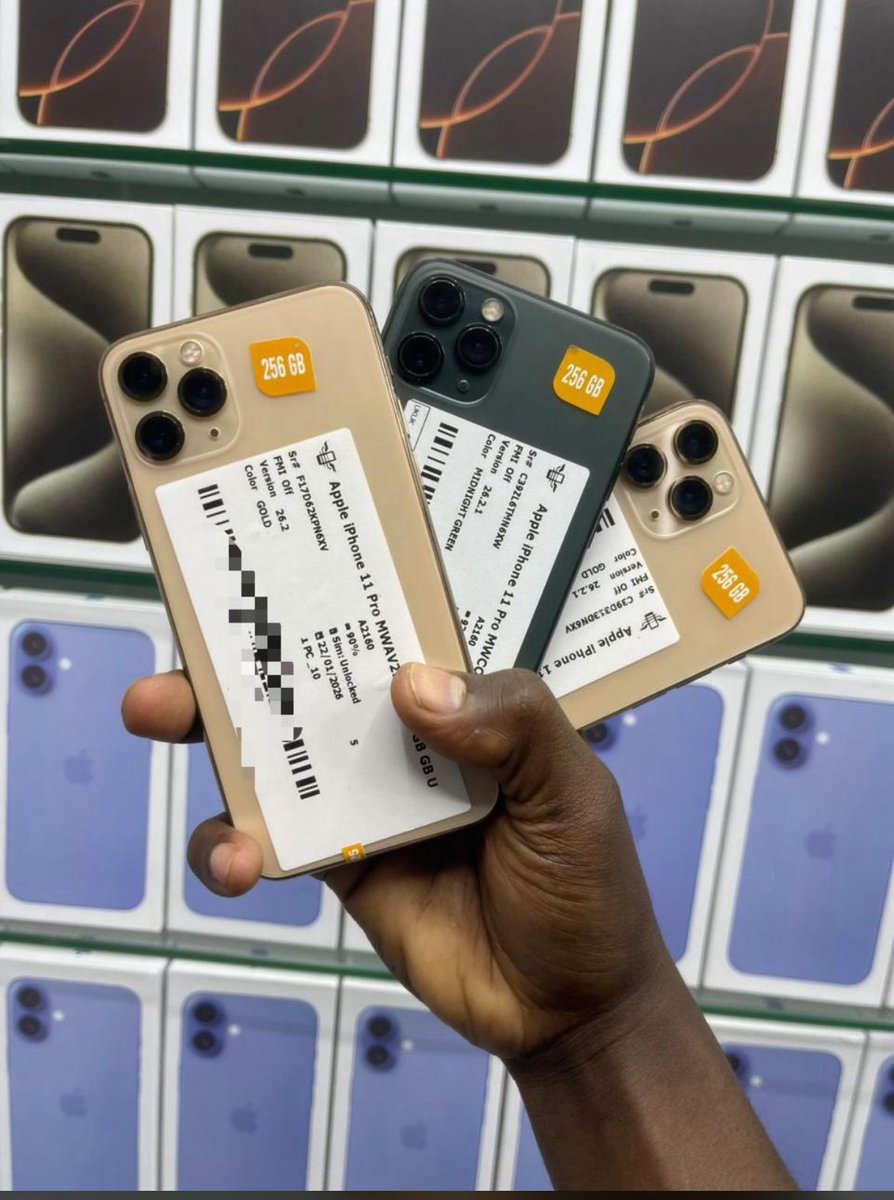 Delivered and Done ✅💯 
Another client just received their iPhone 11pro max 
256Gb clean 🔥🔥

Premium performance with elite camera 📸 
@ ksh 38,000, lipa dogo dogo @ ksh 15,200
6 months warranty 
Free cover, charger and protector ✅
All this from iPhone luxe 
Order 0115445569