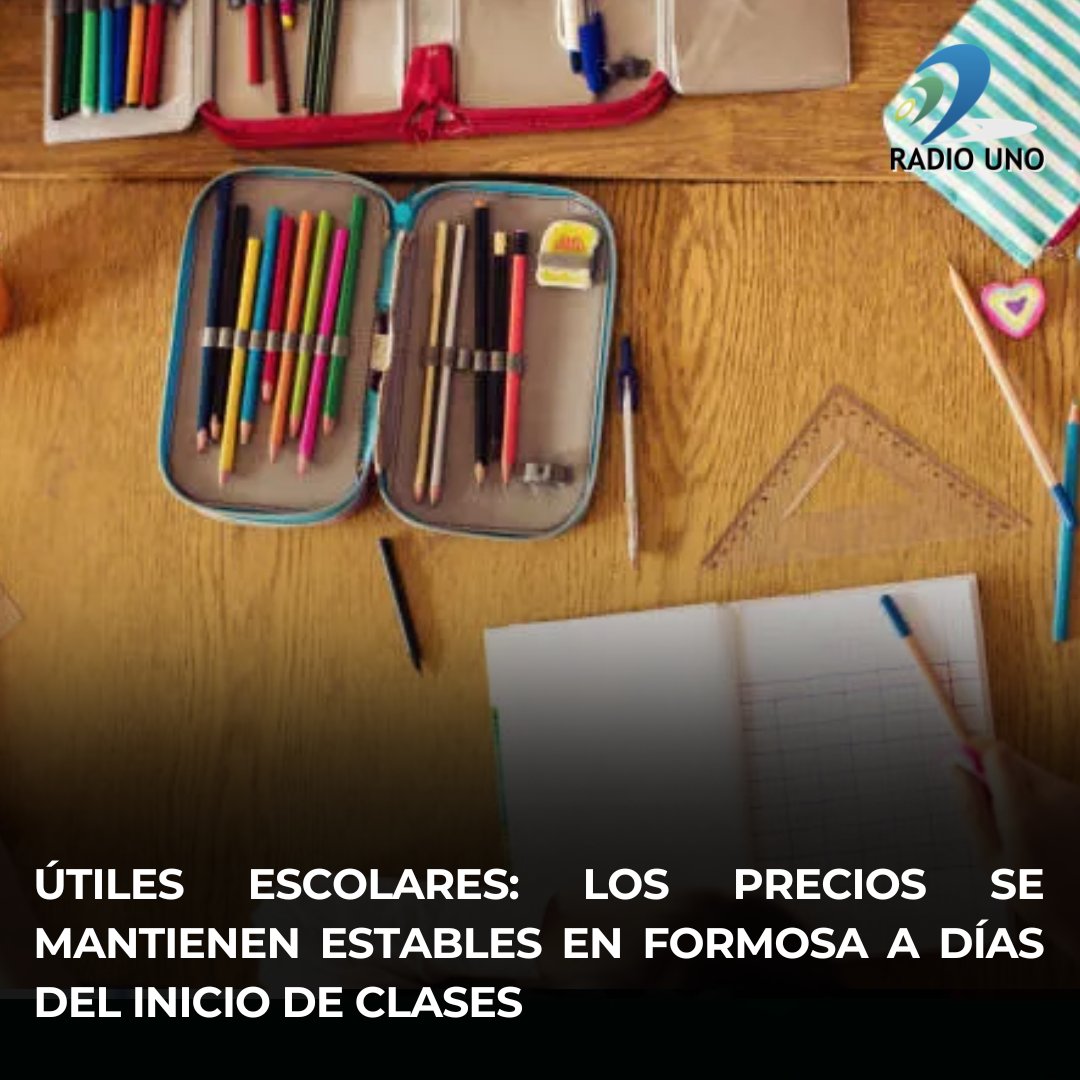 Con el ciclo lectivo a punto de comenzar y el calor nuevamente presente, Radio Uno realizó una recorrida por librerías del microcentro de Formosa para relevar los precios de los útiles escolares. La comparación con la última visita del 12 de enero mostró que no hubo