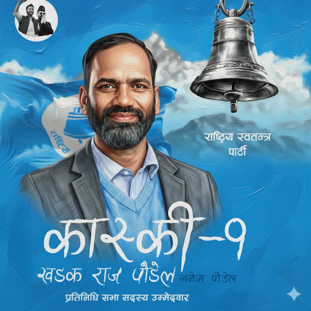 संसदलाई दिशा दिन सक्ने नेता — गनेस।

मेरो अर्को Endorsement गनेसजीलाई। साहित्यबाट चिनिएको नाम गनेस पौडेल, २०७९ सालमा ‘लौरो’ बोकेर अटेरी अभियान सुरु गर्दा केवल उम्मेदवार मात्र होइन, वैकल्पिक राजनीतिको विद्रोही आवाज बने। आज म त्यही विचारक, साहित्यकार र अटेरी अभियन्ताका पक्षमा भोट