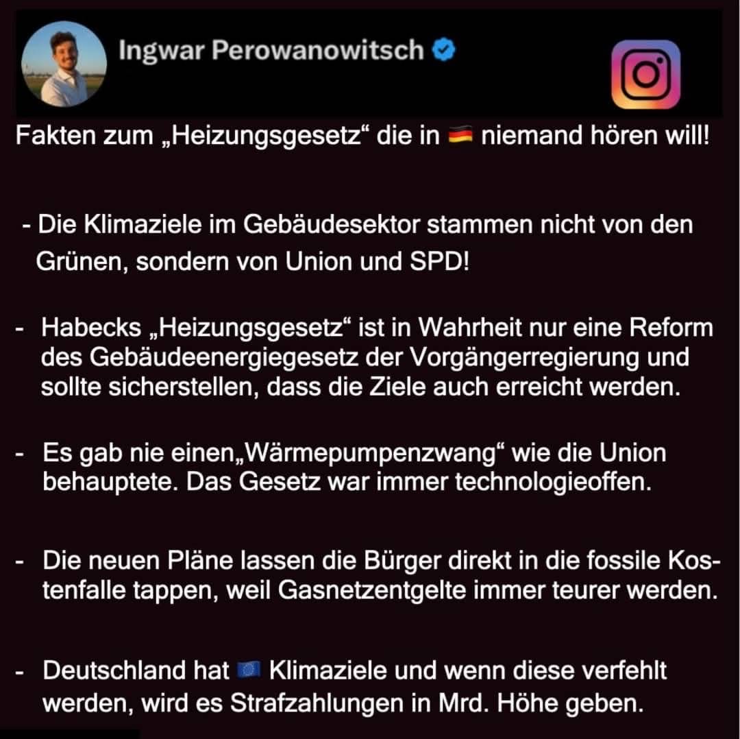 Hier mal Fakten gegen Ihre wissentliche Falschdarstellung <a href="/CDU/">CDU Deutschlands</a> <a href="/CSU/">CSU</a> <a href="/spdde/">SPD Parteivorstand 🇪🇺</a> 
<a href="/BMWE_/">Bundesministerium für Wirtschaft und Energie</a> #heizen #Reiche 👇