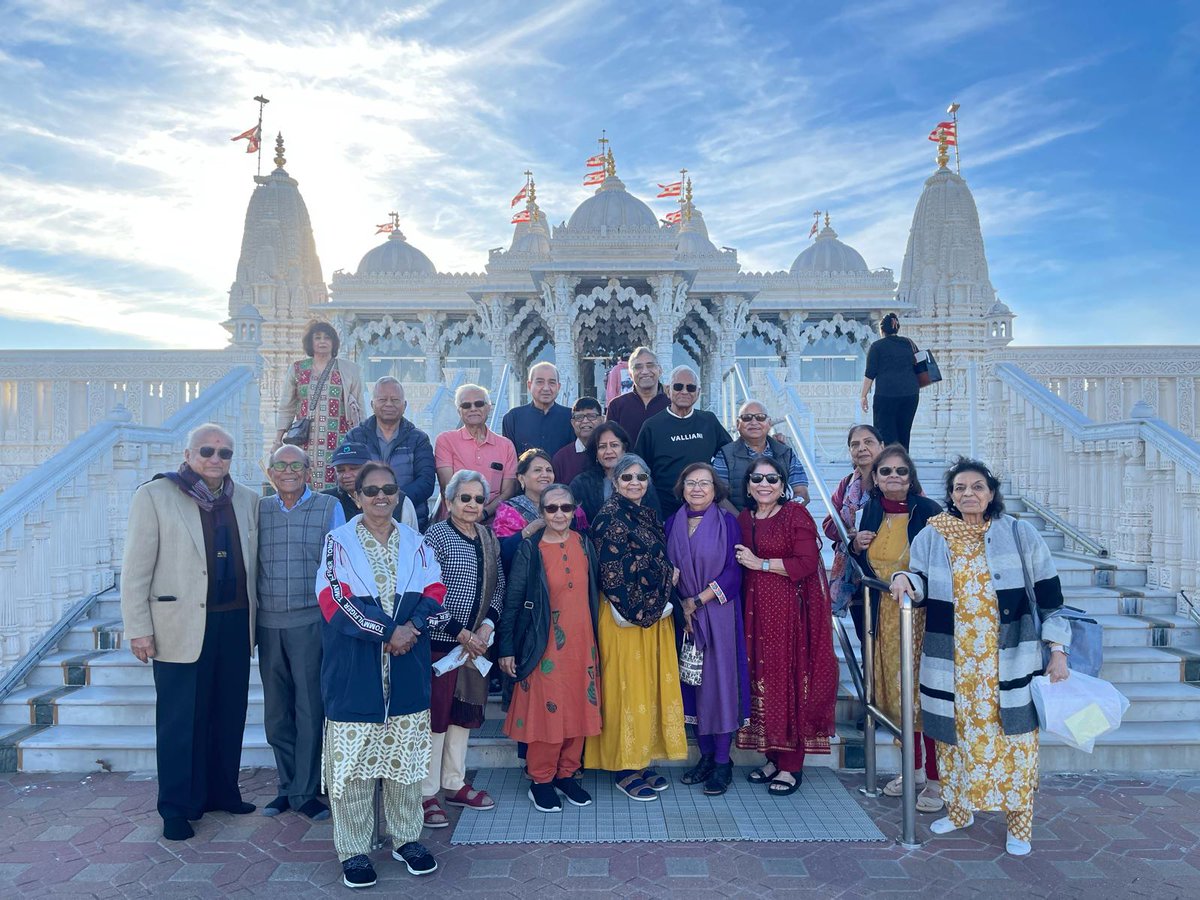 Grateful to BAPS Swaminarayan Sanstha for their heartfelt support—providing food and spiritual guidance through their Santos to a student assisted by Sewa Family Services a few years ago. We also appreciate the kind invitation extended to our seniors for the upcoming events.