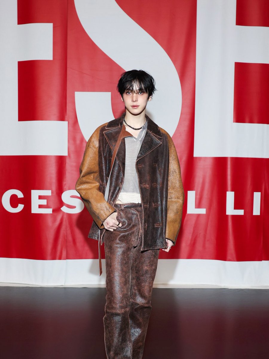 📸 • #yunou._.u — DIESEL FALL WINTER 2026 FASHION SHOW #ATEEZ
