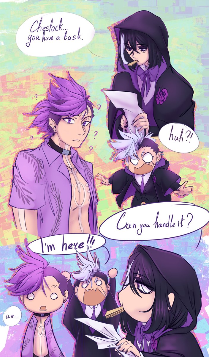 G__Violet's tweet photo. I noticed this wonderful guy and I couldn't help but make this sketch! I like him just as much as our Cheslock, so there's a chance there will be fan art!:3💜✨
#kuroshitsuji #blackbutler #tobeherox #tbhx #gregoryviolet #cheslock #dragonboy https://t.co/QbNRCRkRDi