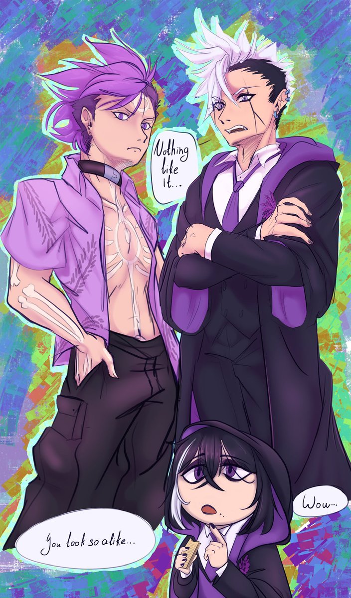 G__Violet's tweet photo. I noticed this wonderful guy and I couldn't help but make this sketch! I like him just as much as our Cheslock, so there's a chance there will be fan art!:3💜✨
#kuroshitsuji #blackbutler #tobeherox #tbhx #gregoryviolet #cheslock #dragonboy https://t.co/QbNRCRkRDi