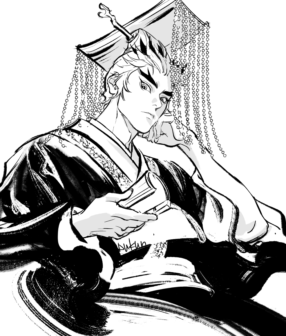 速速塗一下，又要去睡覺了🥲
好想看🔥霸氣帝王受🥲