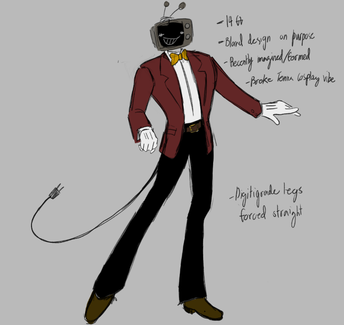 OnlineCorvus_'s tweet photo. drew what my au's tenna looked like before being thrown out and directly after https://t.co/W3IFIQwjVn