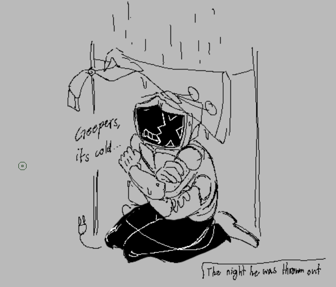 OnlineCorvus_'s tweet photo. drew what my au's tenna looked like before being thrown out and directly after https://t.co/W3IFIQwjVn