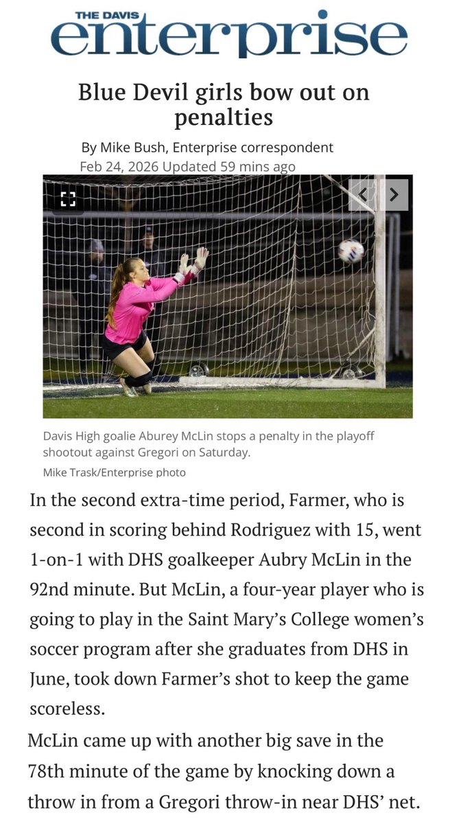 Aubrey McLin 2026 GK tweet media