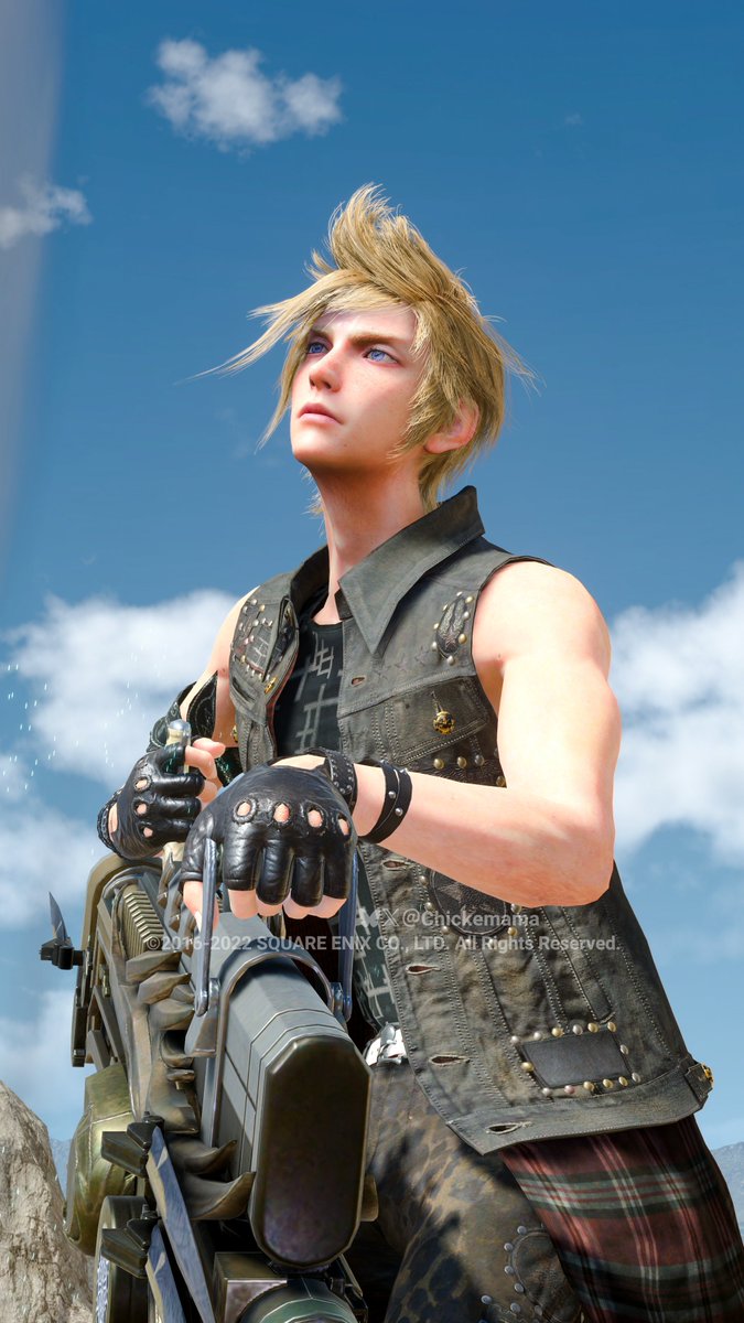 (今日の晩メシ何だろなぁー？)とか考えてそう…笑
#FF15 #FFXVWindowsEdition