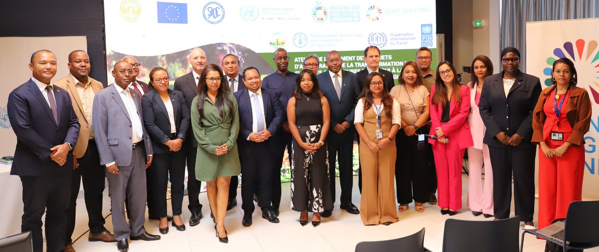 FoodSystems's tweet photo. Madagascar 🇲🇬 launches a new phase of #FoodSystems transformation!

With support from @UNMadagascar, @EU_Partnerships, @JointSDGFund, & @FoodSystems, Madagascar is strengthening multi-sectoral coordination 🤝, climate-smart agriculture 🌾& nutrition outcomes 🥗 for vulnerable communities, while mobilizing public and private investments.

🔗 Read more about it: https://t.co/l9xBeD3NM7
📸 UN Madagascar
