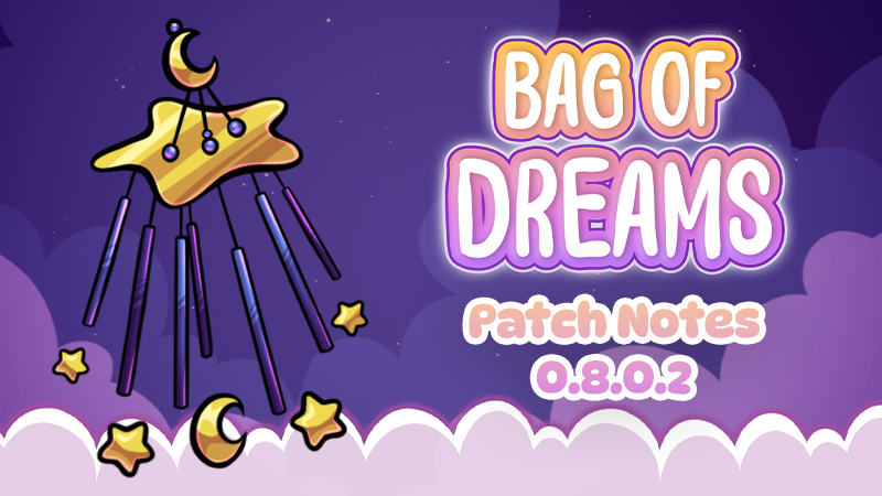 Just pushed a new Demo Patch for Bag of Dreams.💜

We’ve reintroduced (and improved) localization, adjusted some balance (Mooncat, Swift, more), and fixed several key bugs.💪

This might be the final demo update as we shift full focus for full release!👀

Thank you all for the