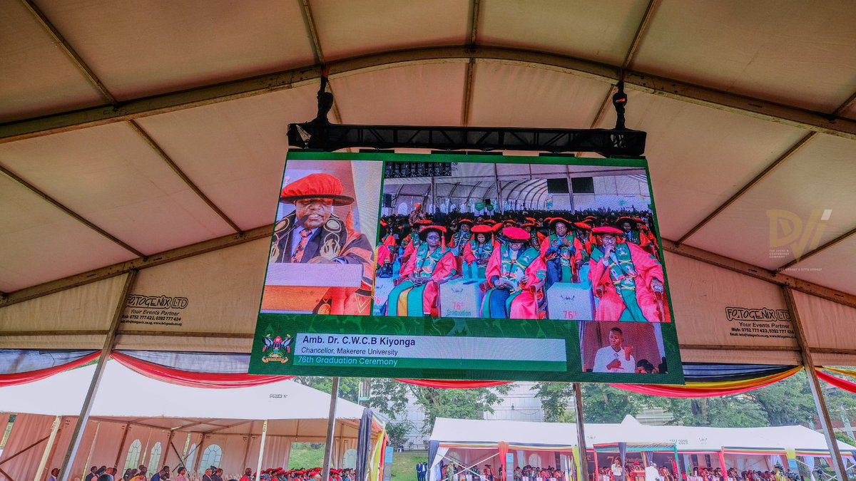DVIUganda's tweet photo. Powering the 76th Graduation Ceremony at @Makerere University
DVI is proud to deliver LED screens, Public Address systems and floor boarding — ensuring every address is seen and heard clearly across the venue.
#76thMakGraduation #76thmakgrad #Mak76thGrad #DVI https://t.co/UqX5NfjfYC