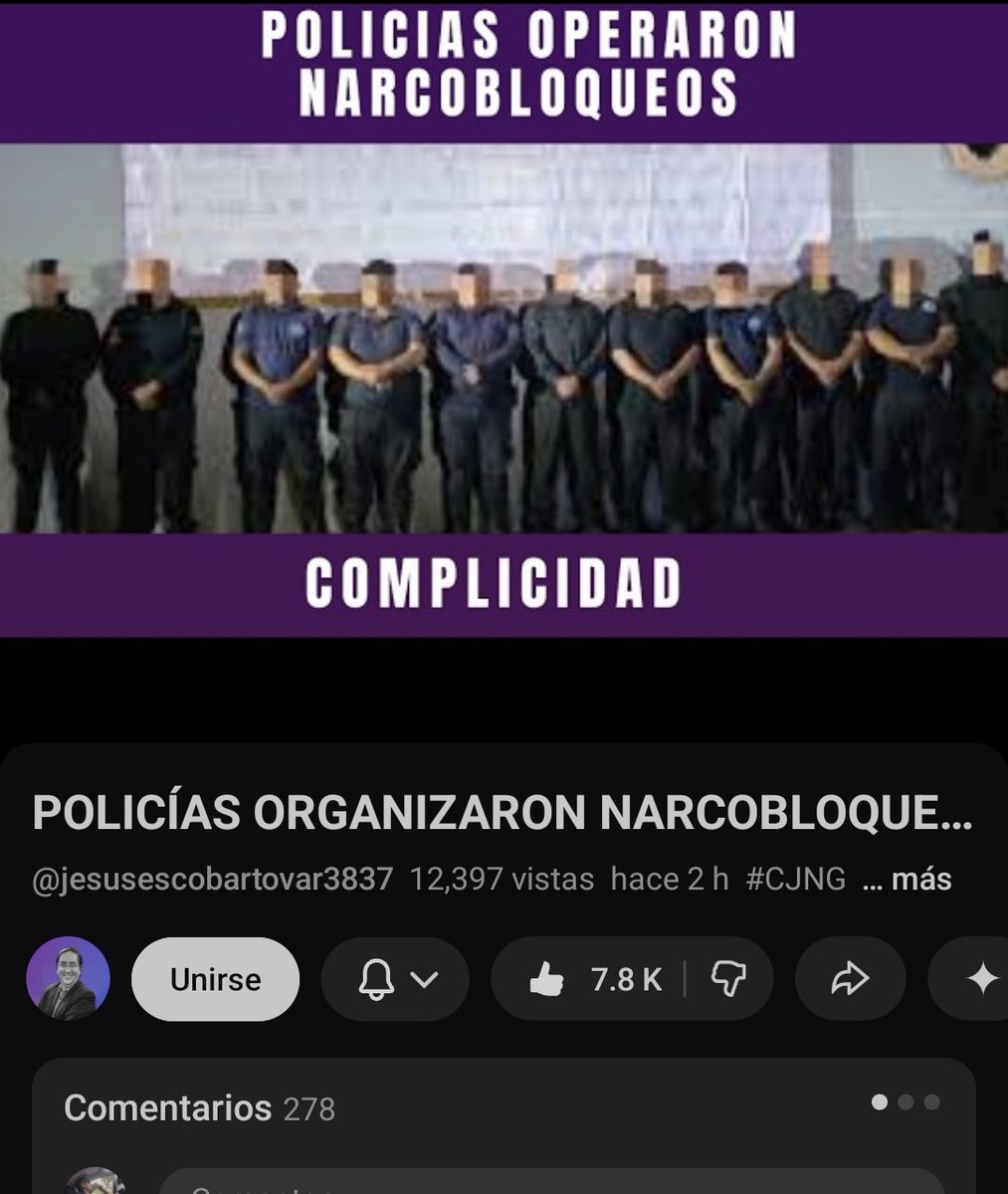 🚨 TRA1DORES A LA PATRIA 🚨

Ayer en Youtube el periodista Jesus Tovar Escobar dio a conocer como expolicias Federales ahora convertidos en #Policias Municipales y Estatales coordinaron narc0bloqueos.

El pueblo EXIGUE la desaparicion de las Policias como desaparecio la Federal.