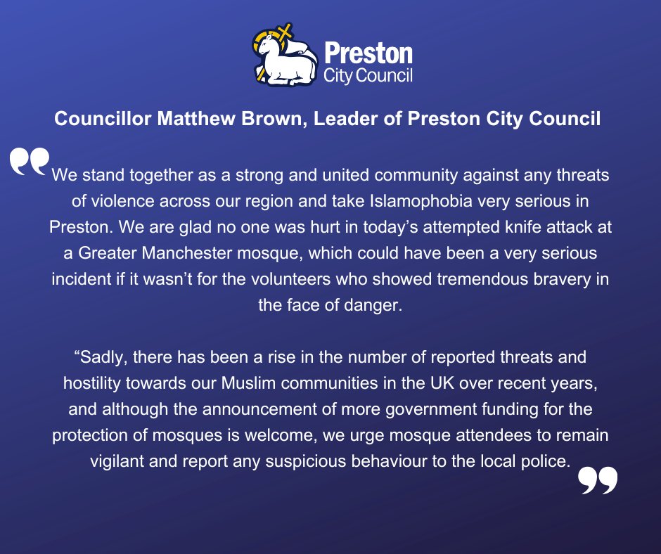Preston City Council tweet media