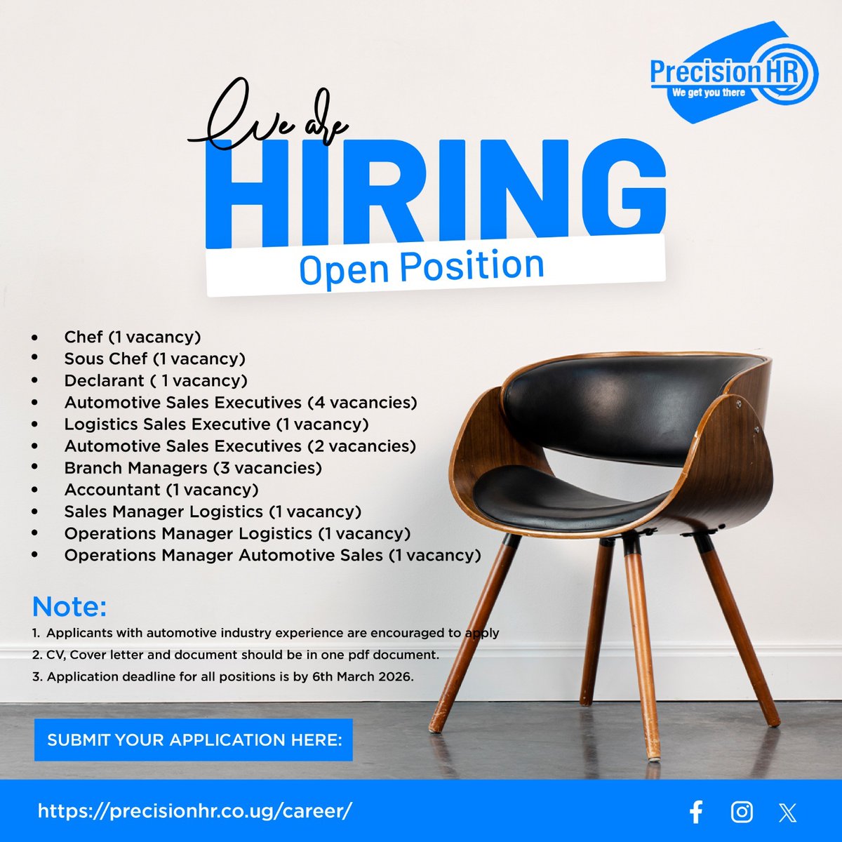 Zawadi_isma's tweet photo. Are you an automotive industry expert?

Do any of these roles resonate with your experience and career aspirations? If this sounds like you, we’d love to hear from you.

Qualified and interested candidates are invited to apply via the link below.

https://t.co/lEAQfIx8wm https://t.co/YGu3STRKZ1