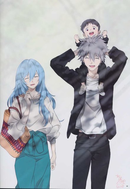 kyokyou788 公開当時の入場特典画集のおそらくこの2人の未来の絵で