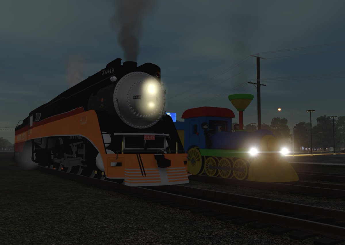 GrantWright8715's tweet photo. 4449 and the Playtime Express
Playtime Express model by @TWW_Devs
#PoppyPlaytime
#PlaytimeExpress
#SP4449
#Trainz https://t.co/0bVbPq3WZc