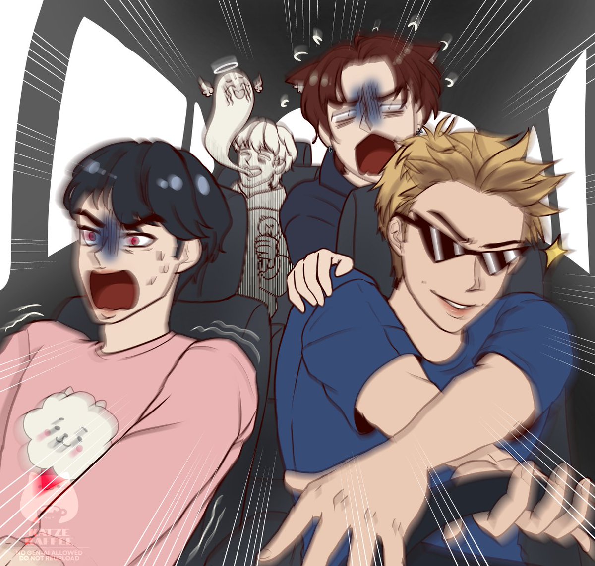 drag race F/1 race or whatever the hyungs feared 🐨 is trying to pull off
#btsfanart