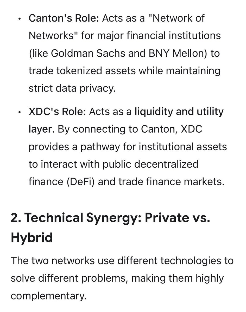 synergy0421's tweet image. #Canton provides the privacy and compliance that big banks demand, while #XDC‼️ provides the "pipes" and liquidity for those assets to move across the global economy.