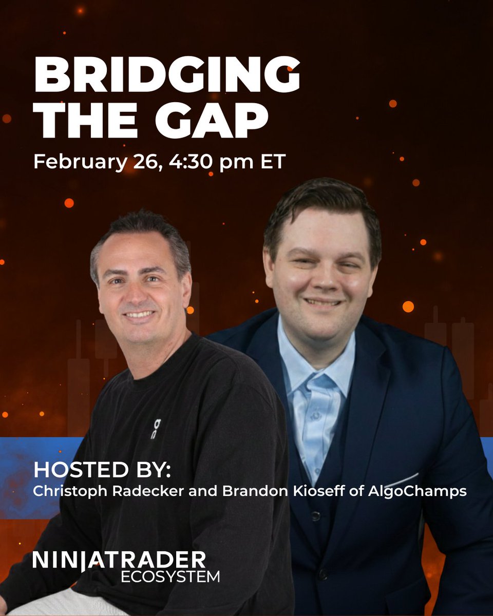 NinjaTrader Ecosystem tweet media