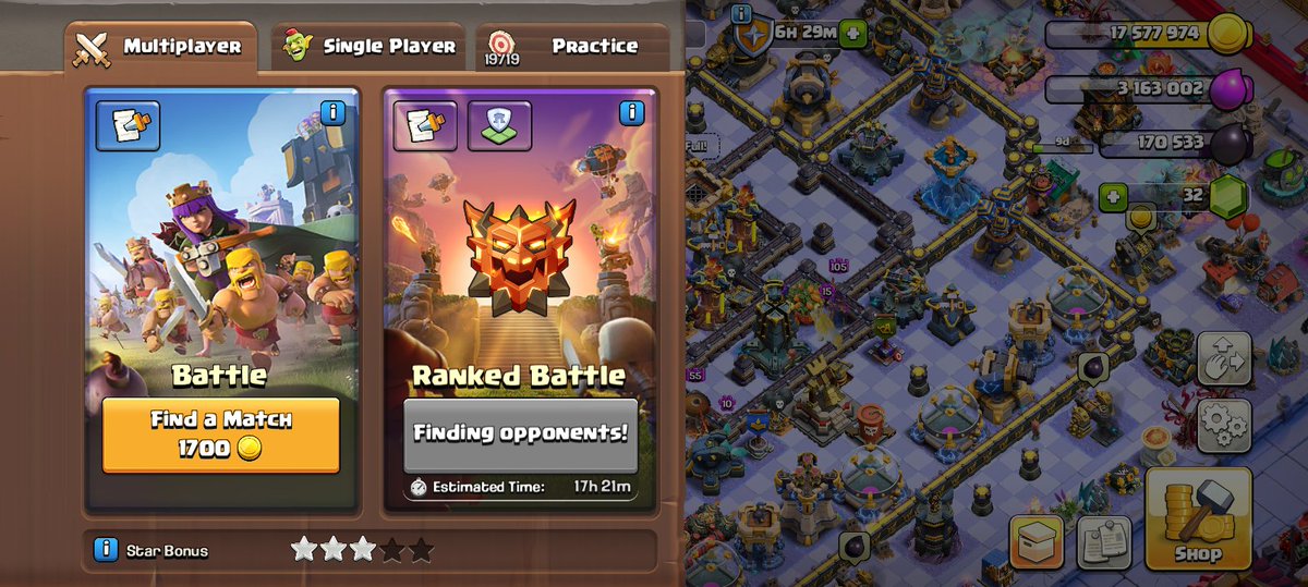 whited36227's tweet photo. @ClashofClans Legends been finding opponents for days for multiple of us, fix your game https://t.co/bA98wa8cDs