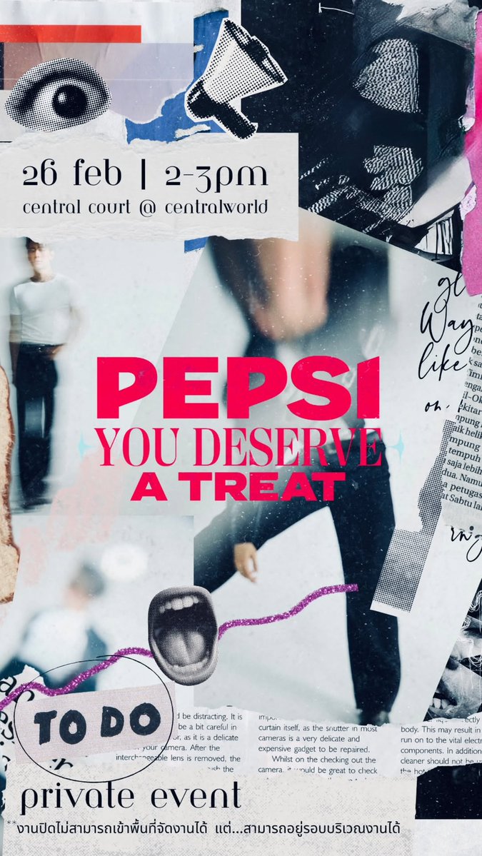 IG STORY UPDATE 
🖤Porsche.sivk 

26 feb | 2-3 pm
Central @ CentralWorld 

PEPSI YOU DESERVE A TREAT 
Private Event 
*งานปิดไม่สามารถเข้าพื้นที่งานได้
แต่...สามารถอยู่รอบบริเวณงานได้

25-02-2026

#XXSIVK #PorscheSivakorn 
#XXSCHEDULE