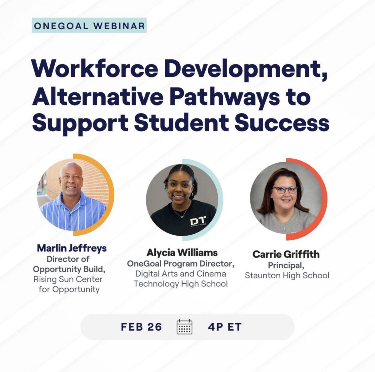 Join our next webinar to learn how to guide students toward diverse career and technical pathways and how to build connections with institutions offering high-quality workforce development. #postsecondaryplanning 

Date/Time: Feb 26 at 4:00 PM ET

lnkd.in/gcidWwpX