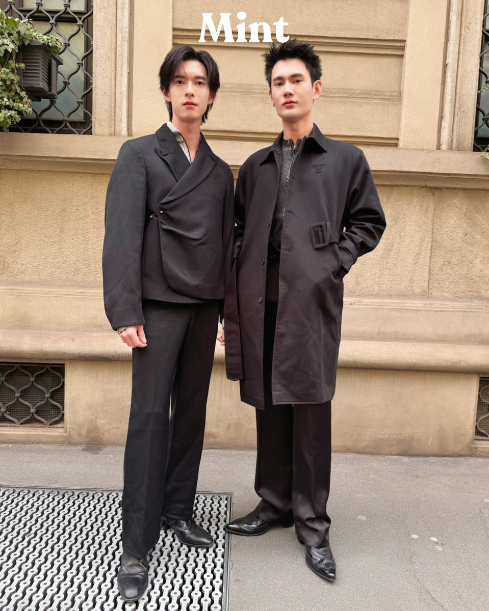 mintmag_th's tweet photo. มิลานด้วยกัน! #MintReports ส่งภาพ #พูห์พาเวล กับลุคในวันสบาย ๆ เช็คอินที่มิลาน ประเทศอิตาลี ก่อนเตรียมเข้าร่วมชมโชว์ Milan Fashion Week ที่จะมีขึ้นเร็ว ๆ นี้ รอติดตามลุคใหม่ของทั้งคู่กันได้เลย 💚

#poohpavel 
#MFW2026xPavel 
#MFW2026xPooh 
#MilanFashionWeek #MFW
#MintMagTH https://t.co/ohX8Pd6ijQ