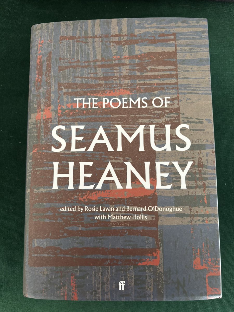 IanCallaway352's tweet image. #BookPost. The very best kind of post there is. The Poems of #SeamusHeaney. A breeze block of poetry.