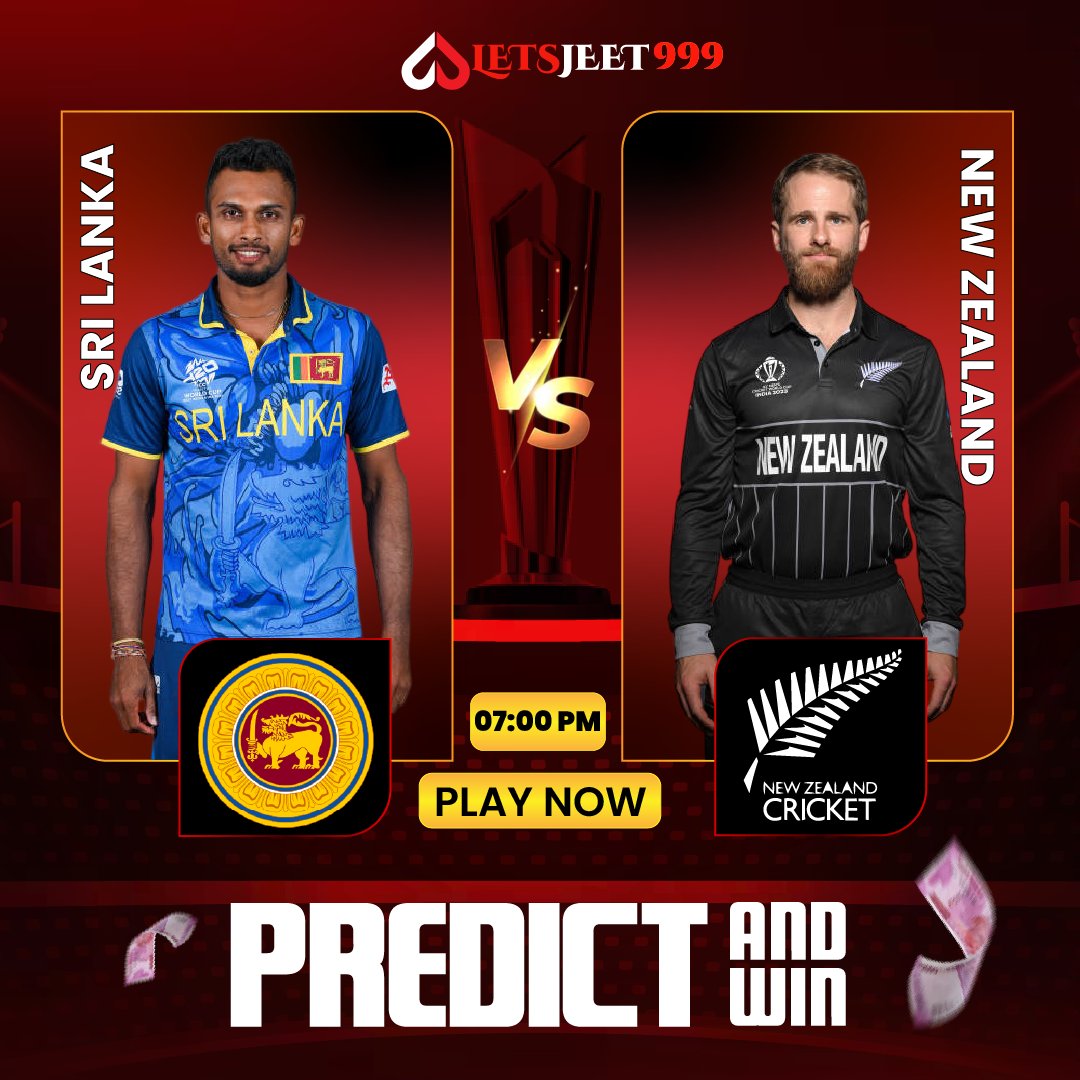 letsjeetindia's tweet photo. 🇱🇰 Sri Lanka vs New Zealand 🇳🇿
https://t.co/YOeUsaj1m4
Spin wizardry meets cool-headed precision in tonight’s blockbuster clash! 🏏🔥

#LetsJeet999 #PredictAndWin #SLvsNZ #CricketUpdates #CricketFever #T20Cricket #LiveCricket #WorldCup #CricketLovers https://t.co/4BFFXvDI4Q