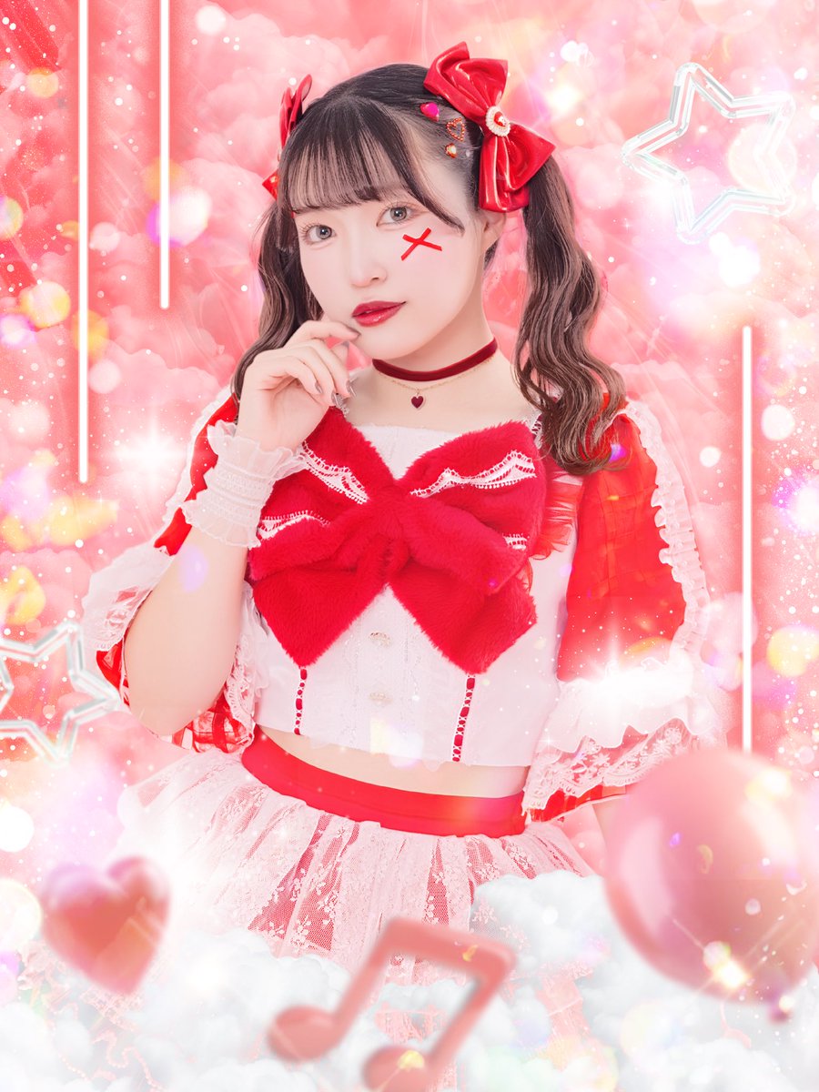 ESTLINK☆ 赤色担当来栖あゆみです🍎 これからも愛してね？💗 #新しい