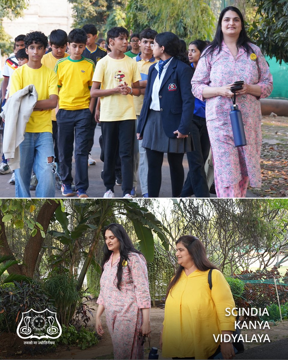 Learning Together, Growing Together. 🌟
Scindia Kanya Vidyalaya warmly hosted the students and faculty of JBCN International School, Parel, Mumbai, for an engaging campus visit filled with interaction and shared experiences. 

The guests explored Sankalp, our student-led