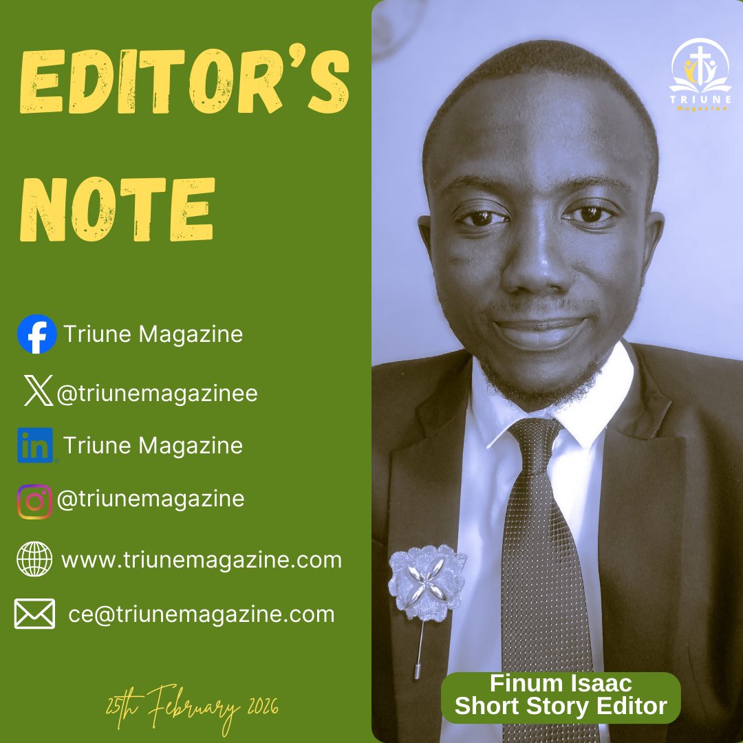 triunemagazinee's tweet photo. EDITOR'S NOTE from our Short Story Editor, @_JesusAddict_
PAYDAY
#triunemagazine
#evangelism
#DivineJudgment
#christianity
#editorsnote https://t.co/8AWdxP5F0R