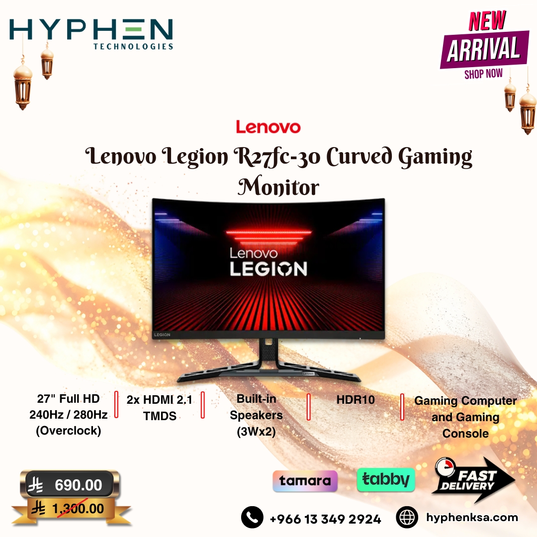 hyphenksa2025's tweet image. 🖥️ LENOVO MONITORS: Work. Create. Dominate.

👇 The lineup:

▪️ ThinkVision P34wd
▪️ ThinkVision T27
▪️ Legion R27qe
▪️ Legion R27fc-30
✅ Fast KSA Delivery | Tamara &amp;amp; Tabby
📞 Call: +966 13 349 2924
🌐 Shop: hyphenksa.com
#Lenovo #ThinkVision #LegionMonitor