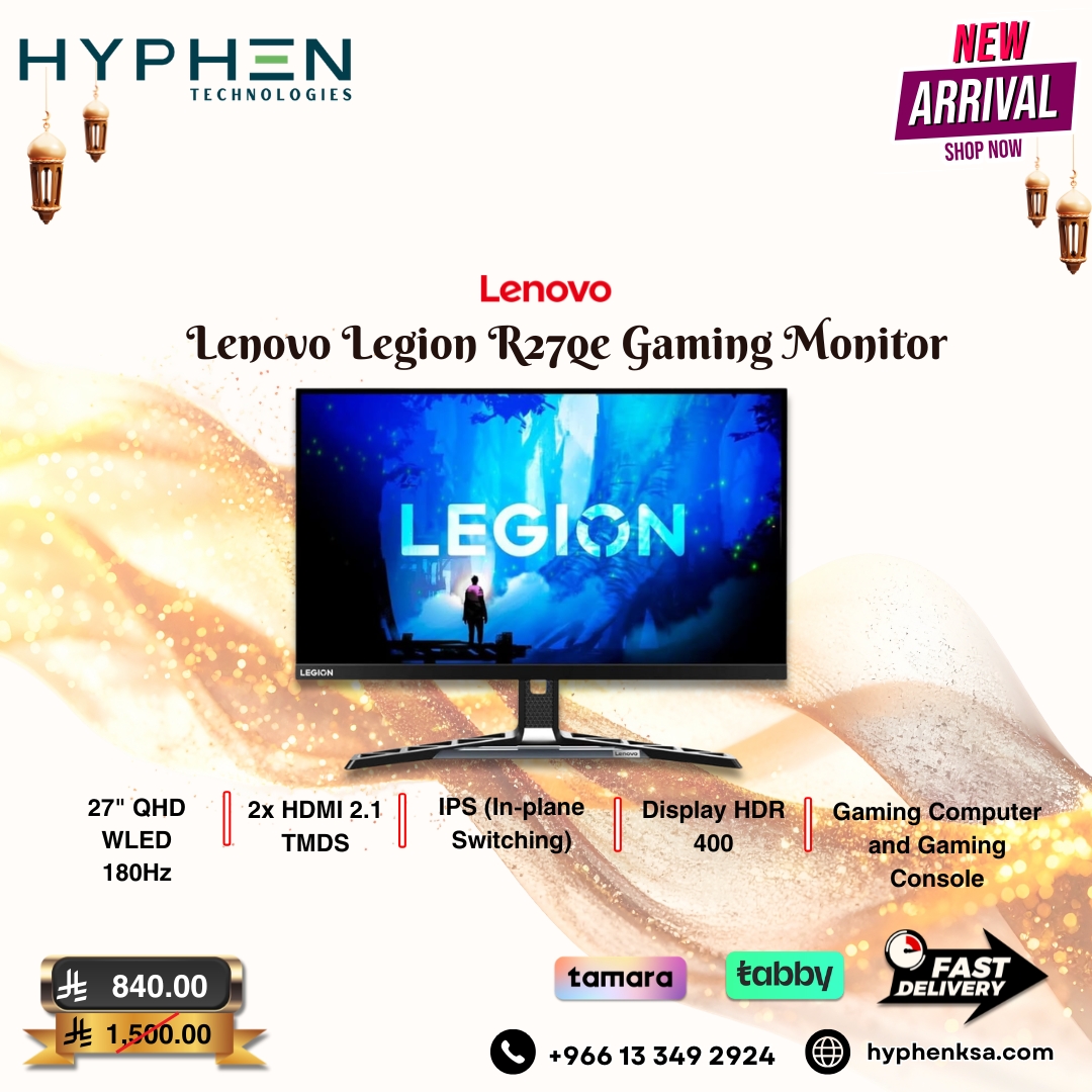 hyphenksa2025's tweet image. 🖥️ LENOVO MONITORS: Work. Create. Dominate.

👇 The lineup:

▪️ ThinkVision P34wd
▪️ ThinkVision T27
▪️ Legion R27qe
▪️ Legion R27fc-30
✅ Fast KSA Delivery | Tamara &amp;amp; Tabby
📞 Call: +966 13 349 2924
🌐 Shop: hyphenksa.com
#Lenovo #ThinkVision #LegionMonitor