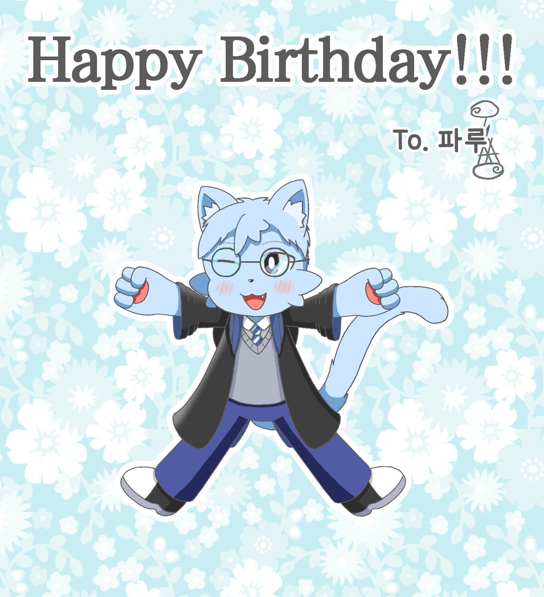 Axile1Reclaim's tweet photo. @_KRazyCat 
다시 온 생일을 기념하기 위해
오너캐를 다시 그려보았어,

반응이 어떨지 기대되는 심정이야, 생일 축하한다!! 🎉🎉🎉 https://t.co/50O38hPzWv