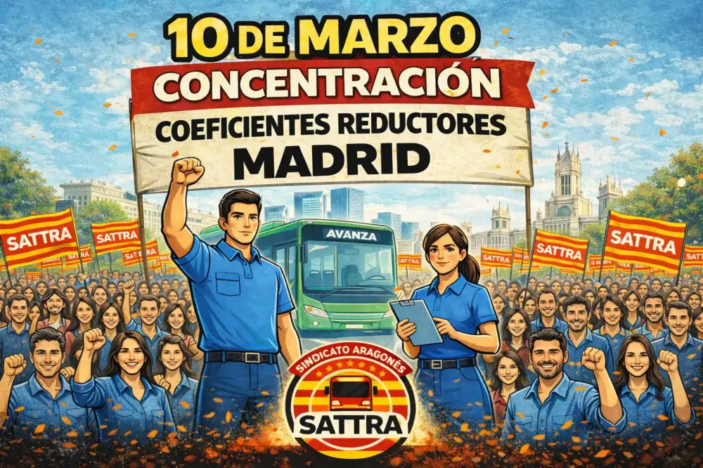 Información #coeficientesreductores, #JUBILACION  anticipada #AvanzaZaragoza #AtuntamientoZaragoza #SATTRA

sattra.org/2026/02/Inform…